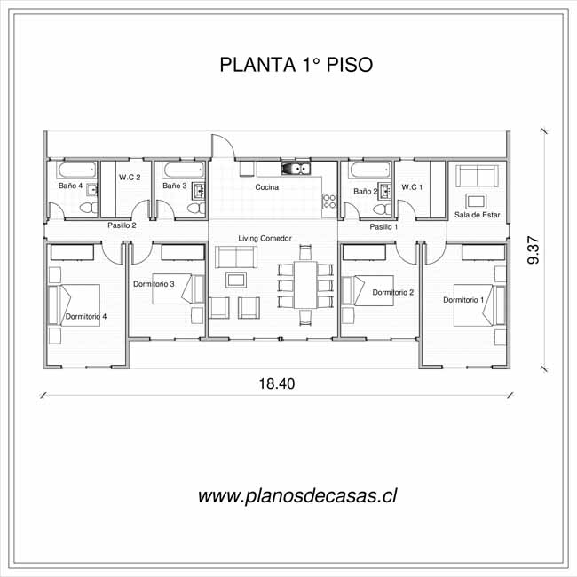 Plano de Plano Casa Atenas