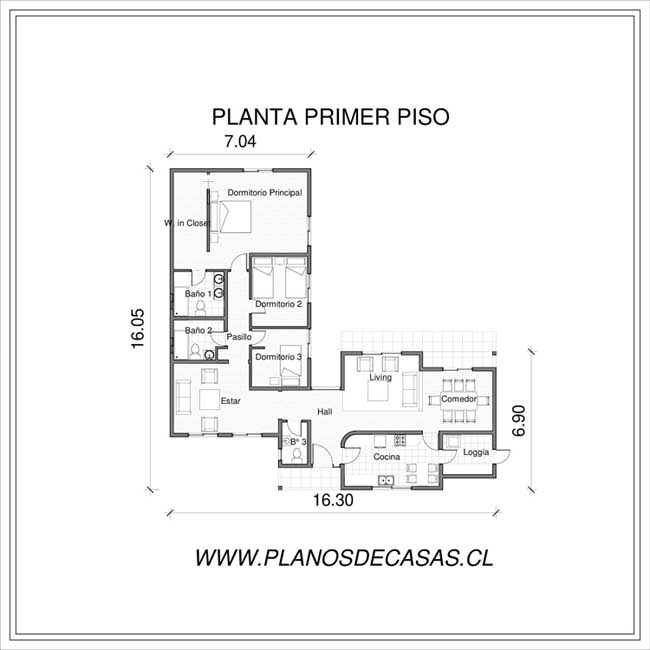 Plano de Plano Casa Cannes