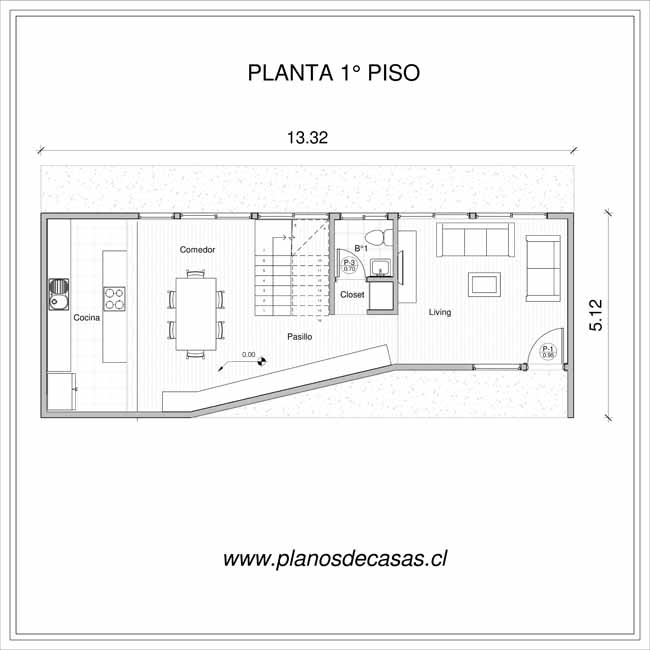 Plano de Plano Casa Colmuya