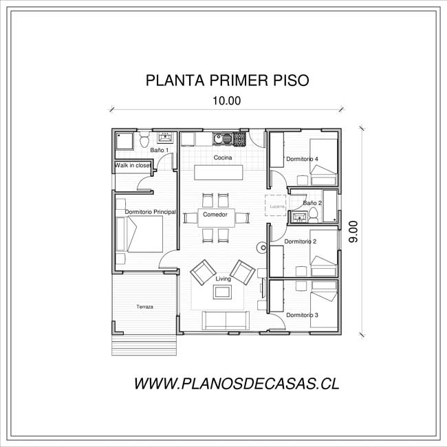 Plano de Plano Casa Napoles