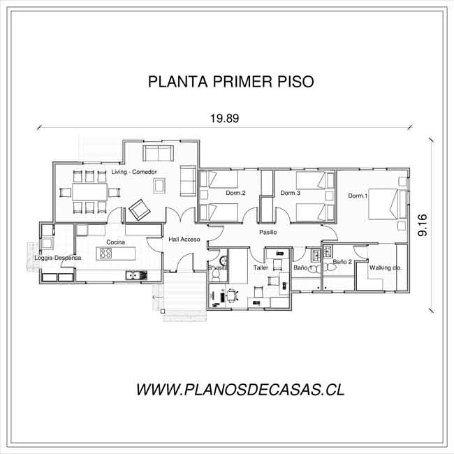 Plano de Plano Casa Overton