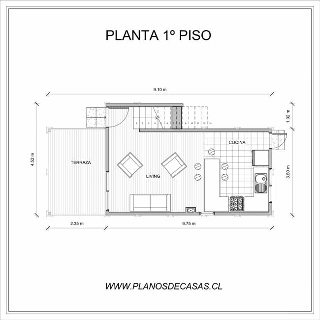 Plano de Plano Casa Peñuela