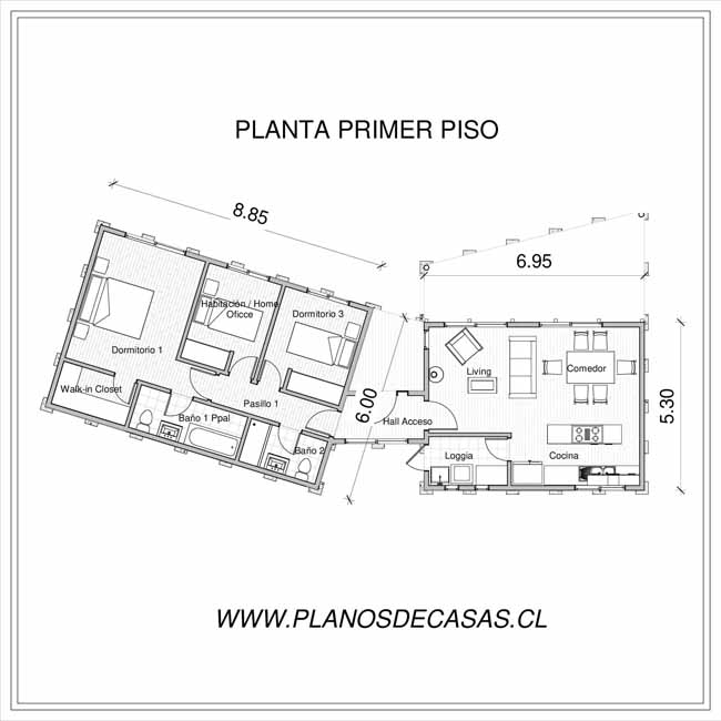 Plano de Plano Casa Quilvo