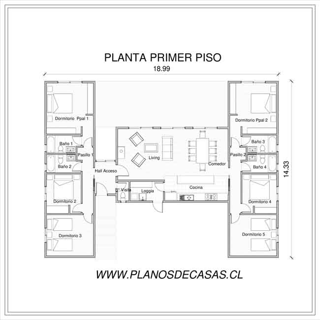 Plano de Plano Casa Tabarca