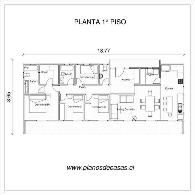Plano de Plano Casa Moro